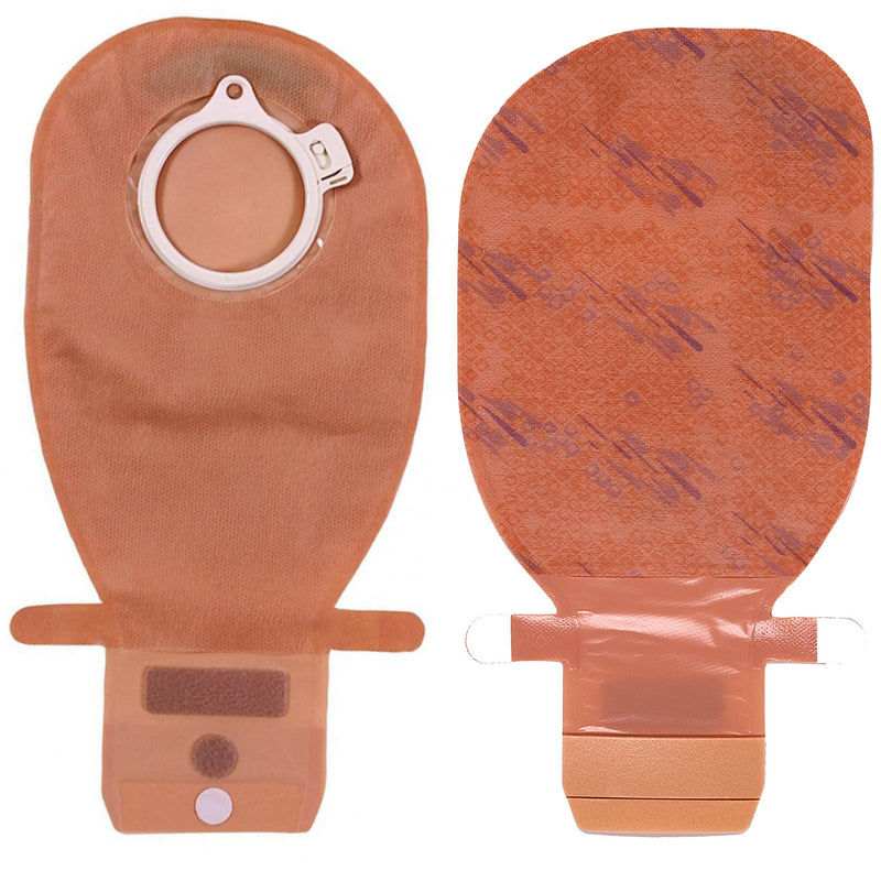 Assura Original 2-Piece Opaque Colostomy Pouch, Red Match (Box of 10)