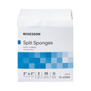 McKesson IV/Drain Split Dressing, 2 x 2 Inch, Six Ply (Case of 700)