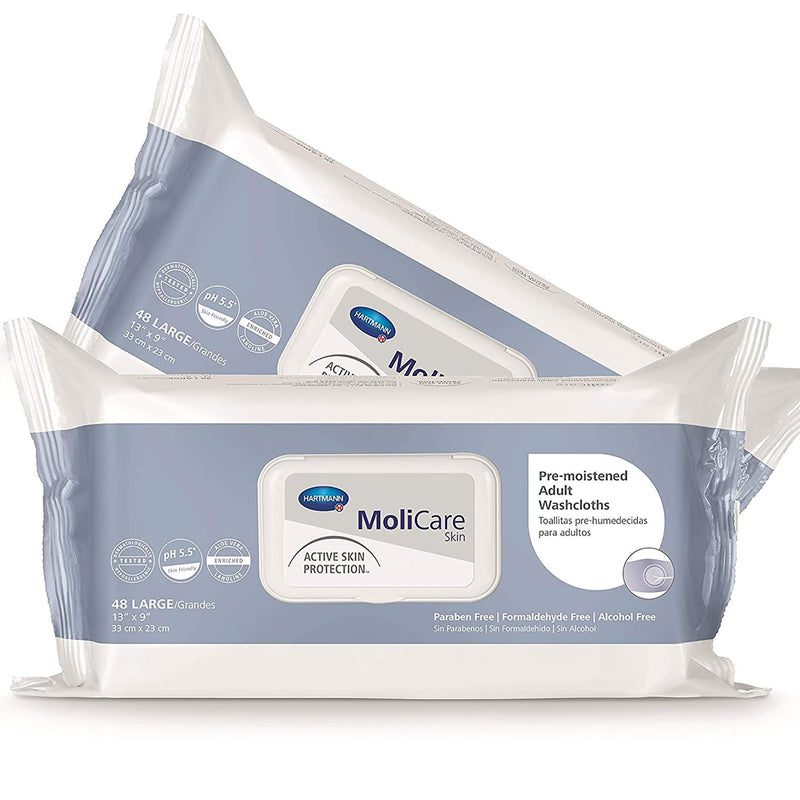 MoliCare Scented Skin Personal Cleansing Wipe, Soft Pack (576/CS)