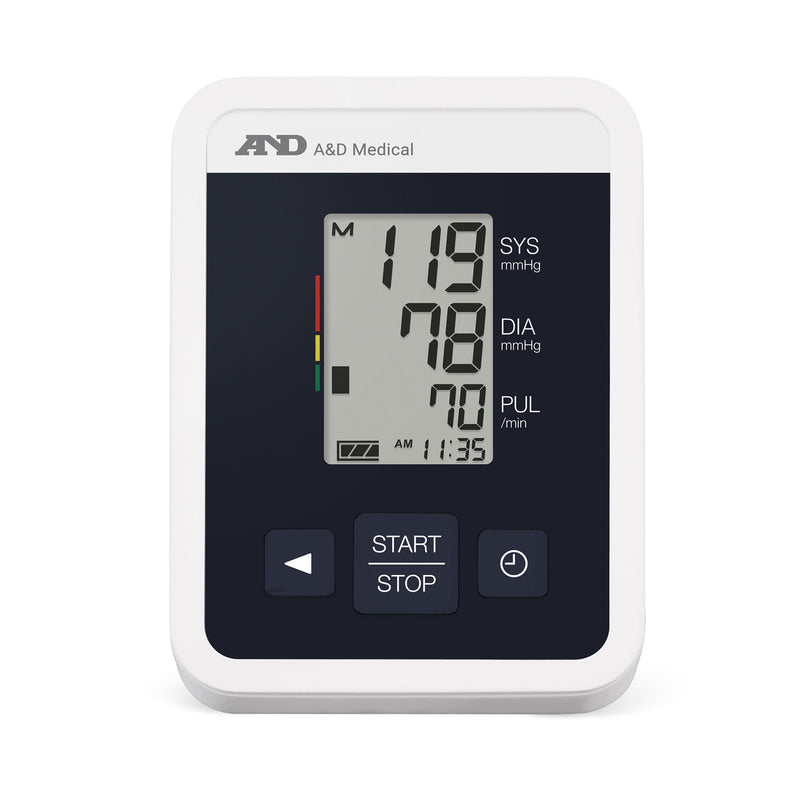 Digital Blood Pressure Monitor AND Wide Cuff Arm Nylon Cuff 8.6 tp 16.5 Inch Circumference Desk Model