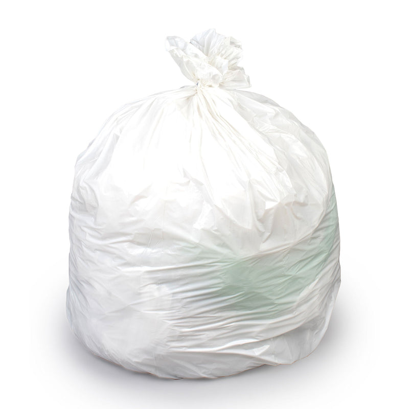 Colonial Bag Super Tuff Liner, White, 30-gallon Capacity (Case of 200)