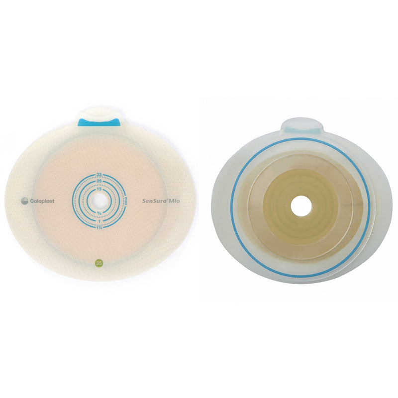 SenSura Mio Flex Ostomy Barrier, 35 mm Stoma Opening, Red Match (Box of 5)