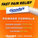 Med-Tech Products Goody's Pain Reliever Powder Packs Cool Orange 