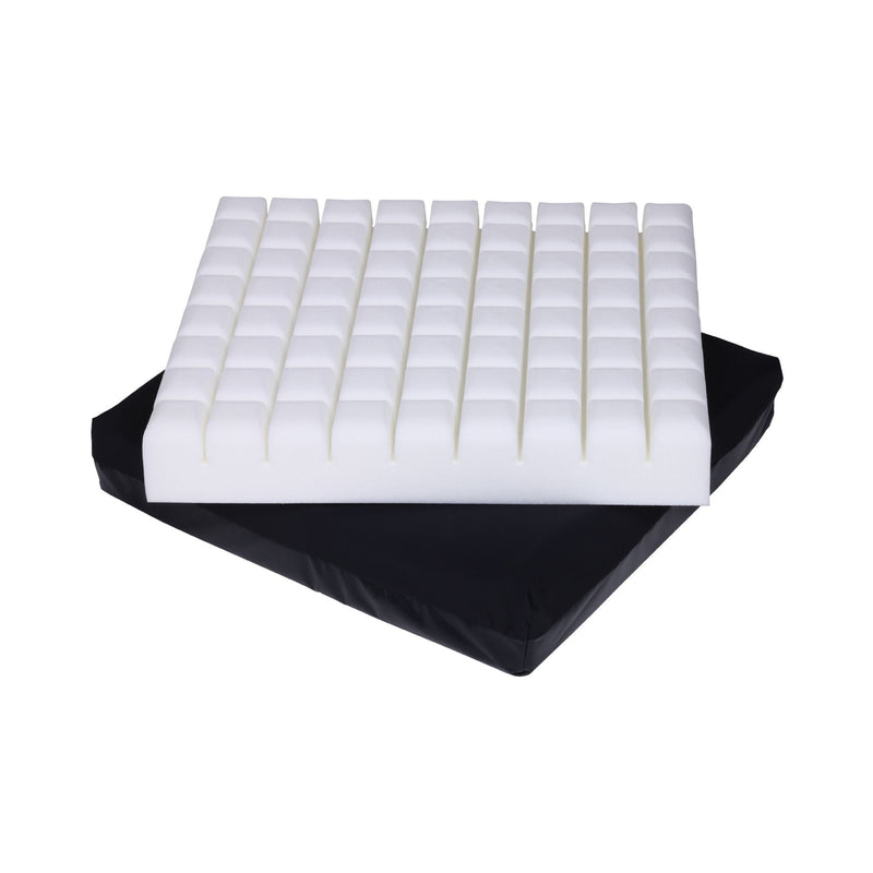 Geo-Matt Foam PRT Seat Cushion, 18 x 16 x 3 Inch, Black (Case of 6)