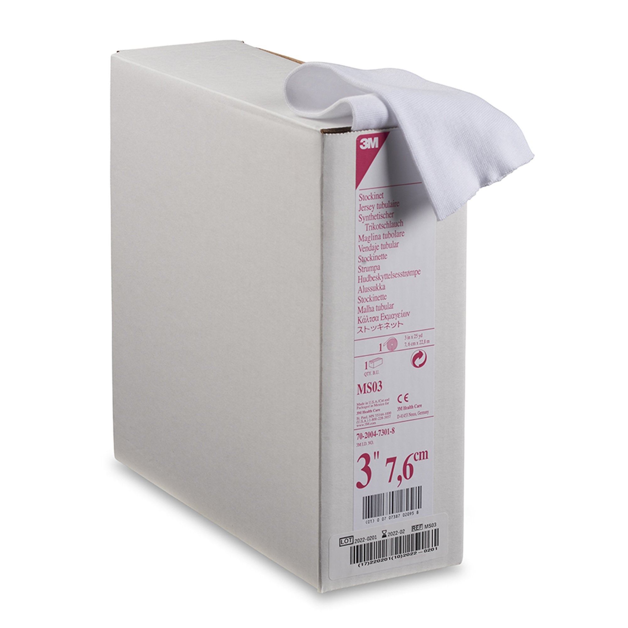 Solventum Corporation 3M Synthetic Cast Stockinette, 3 Inch x 25 Yard 