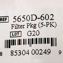 Devilbiss 3650, 4650, and 5650 Nebulizer Compressor Filter (Pack of 5)