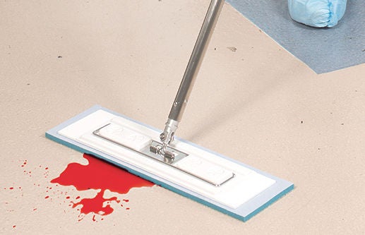 Wet Mop Pad Contec Premira High Sorbency White Microfiber Disposable (Case of 54)