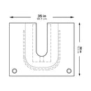 McKesson Brand McKesson Sterile U-Drape with Pouch, 35 x 30 Inch (18/CS) 