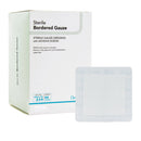 DermaRite Gauze Adhesive Dressing, White, Sterile, 4 X 8 inch (Box of 25)