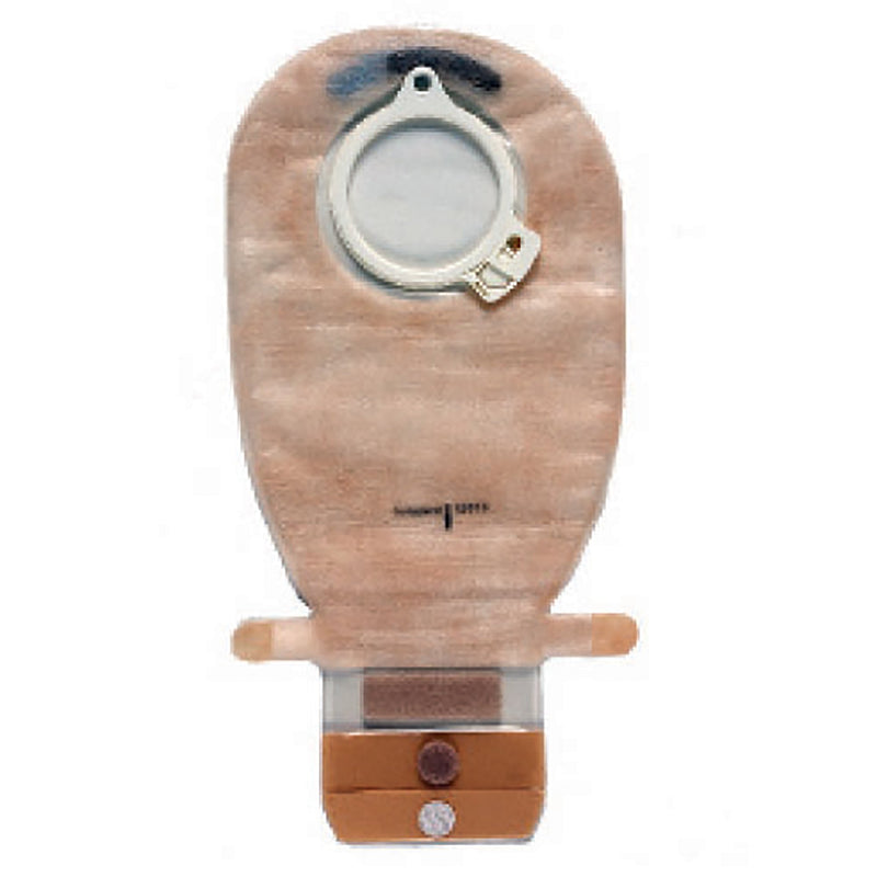 Assura Original Two-Piece Transparent Ostomy Pouch, 50 mm Flange, Red Match (Box of 10)