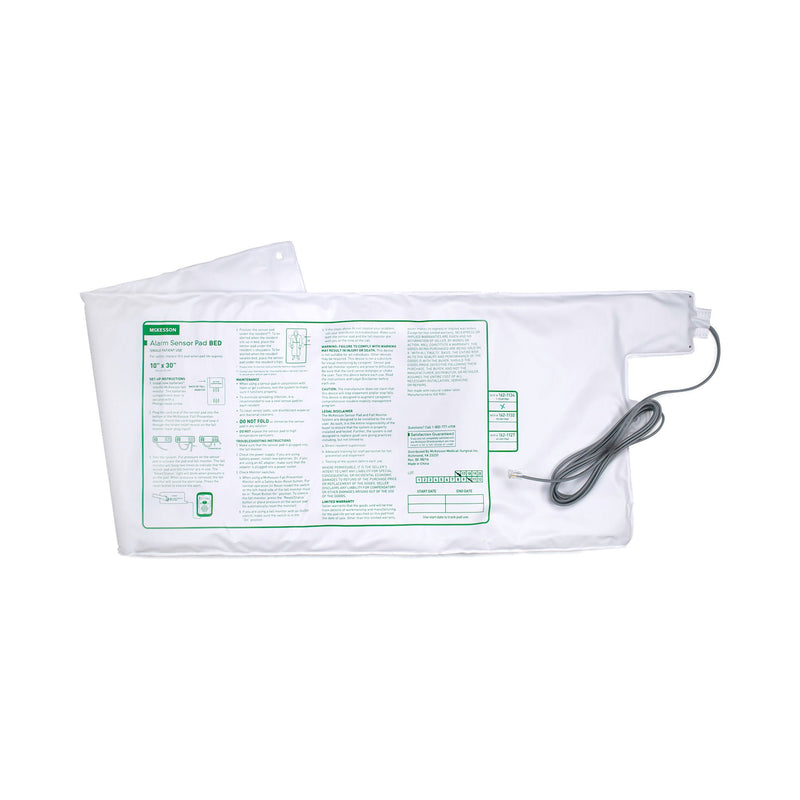 McKesson Bed Alarm Sensor Pad, 10 x 30 Inch (Case of 30)