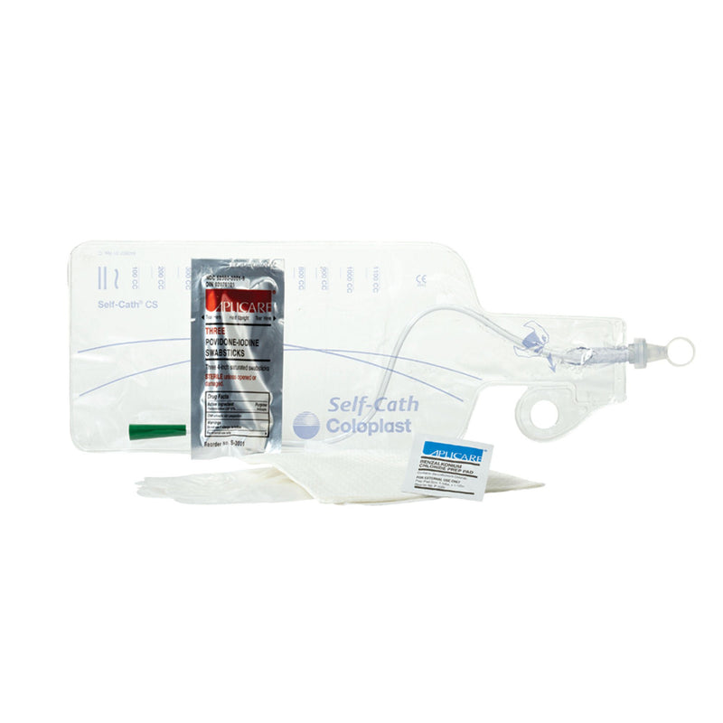 Intermittent Closed System Catheter Self-Cath Coude Olive Tip 16 Fr. Without Balloon PVC (Case)