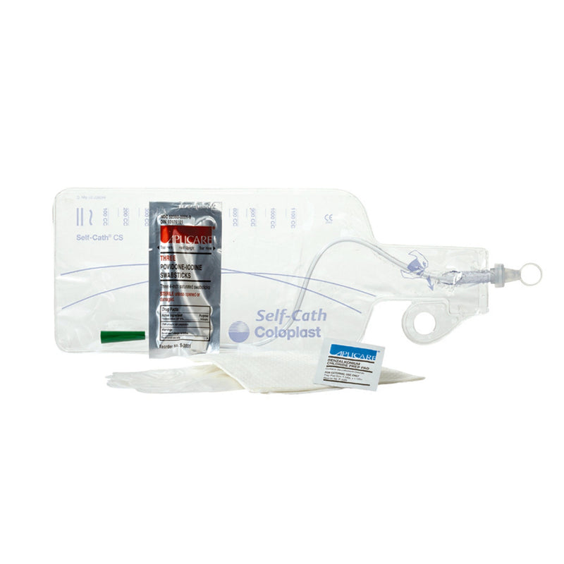Intermittent Closed System Catheter Self-Cath Coude Olive Tip 16 Fr. Without Balloon PVC 