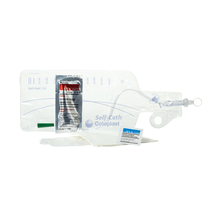 Intermittent Closed System Catheter Self-Cath Coude Olive Tip 16 Fr. Without Balloon PVC (Case)
