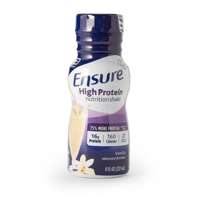 Ensure High Protein Shake, Vanilla, 8-ounce bottle (Case of 24)