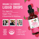 Mary Ruth's Vegan B-Complex Drops, B Vitamins in Liquid Form (Case of 6)
