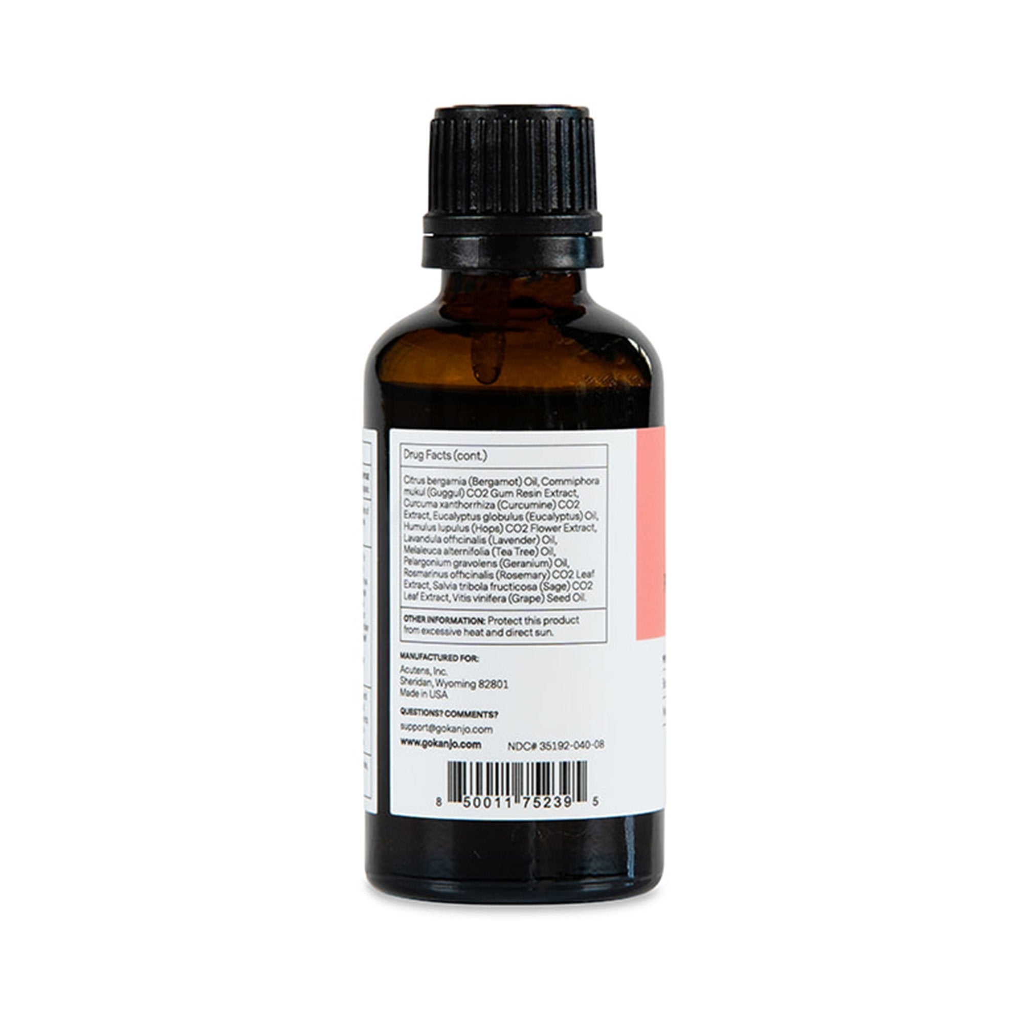 Acutens Inc Kanjo Natural Pain Relief Oil, 1.65-ounce bottle (42/CS) 