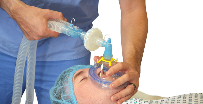 Anesthesia Breathing Circuit Flexicare Expandable Tube 96 Inch Tube Dual Limb Adult 3 Liter Bag Single Patient Use (Box of 20)