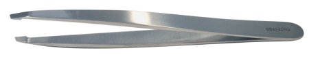 BR Surgical SWISS Cilia and Suture Forceps, precision fitted diagonal jaws, 3mm wide, 3¾" 