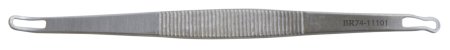 BR Surgical SCHAMBERG Comedone Extractor, slightly curved double-ends, square/crimped small loop, 3¾" 