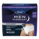 Tena Men Overnight Extra Coverage Protective Underwear, Heavy Absorbency, S/M (Case of 56)