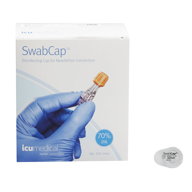 Disinfecting Cap SwabCap For Needle-Free Connectors Sterile Individuals 