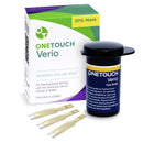 Blood Glucose Test Strips OneTouch Verio 50 Strips per Pack For OneTouch Verio Family of Meters (Box of 50)