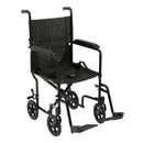 drive Transport Chair, Black, 17-Inch Seat Width (Each)