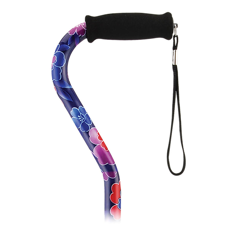 Nova Maui Flowers Offset Cane, 30 – 39 Inch Height (Case of 2)