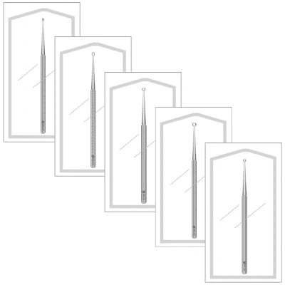 Sklar Sterile Disposable Ear Curette Sterile - 5-3/4", Assorted - 96-1036 