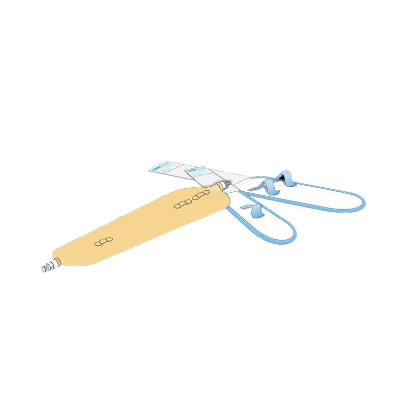 Urinary Leg Bag Urocare Anti-Reflux Valve NonSterile 1,301 mL Latex 