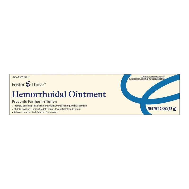 Foster & Thrive Hemorrhoidal Ointment (Bottle)