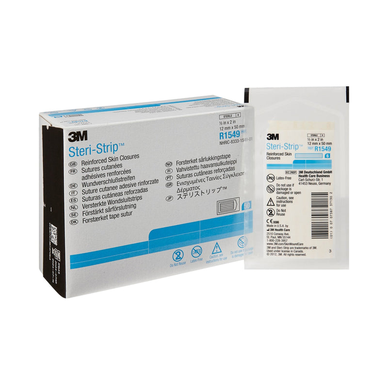 Solventum Corporation 3M Steri-Strip Skin Closure Strip, 1/2 X 2 Inch (200/CS) 