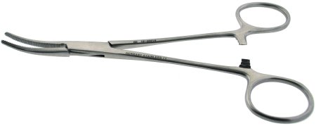 BR Surgical LAHEY Forceps, curved, 5½" 
