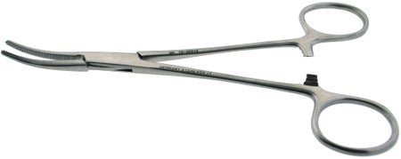 BR Surgical LAHEY Forceps, curved, 5½"