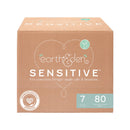 First Quality Products LLC Earth & Eden Sensitive Baby Diapers, Size 7 for Babies Weighing 41+ lbs. (80/CS) 