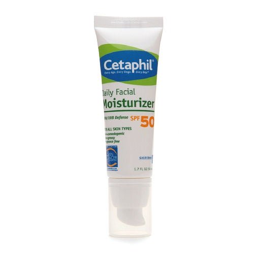 Facial Moisturizer with Sunscreen Cetaphil 1.7 oz. Pump Bottle Unscented Lotion (Each)
