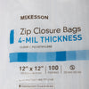 McKesson Zip Closure Bag, 12 x 12 in. (Case of 1000)