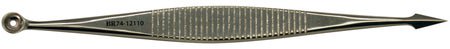 BR Surgical SAALFELD Comedone Extractor, double-end (sharp/round), 4'