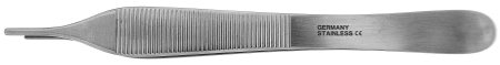 BR Surgical DEBAKEY-ADSON Tissue Forceps, 1.5mm wide atraumatic tips, 4¾" 