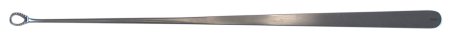 BR Surgical HEANEY Uterine Biopsy Curette, Serrated Loop, 9" 