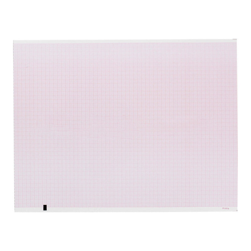 Recording Chart Paper Mortara Z-Fold Red Grid (Box of 12) 