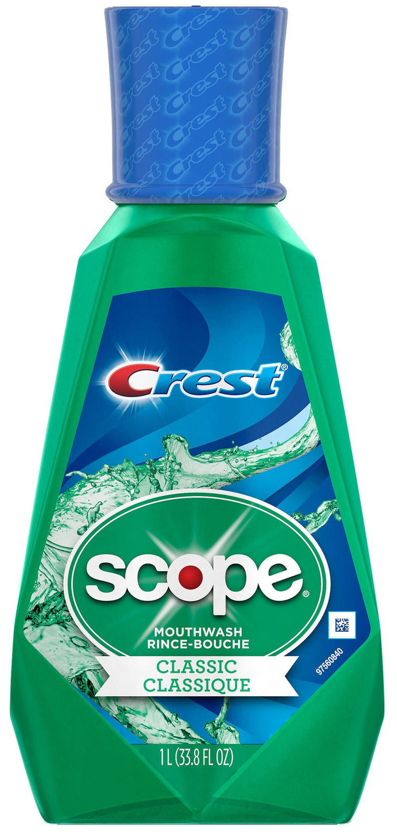 Mouthwash Scope 1 Liter Mint Flavor (Each)