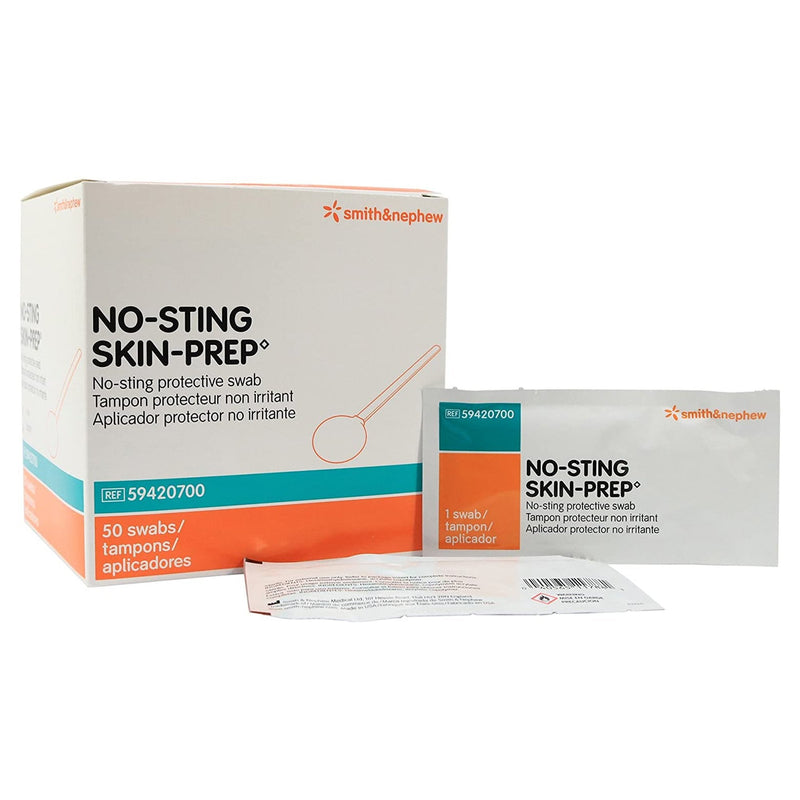 Skin Barrier Applicator No-Sting Skin-Prep 75% / 25% Strength Hexamethyldisiloxane / Acrylate Copolymer Individual Packet Sterile 