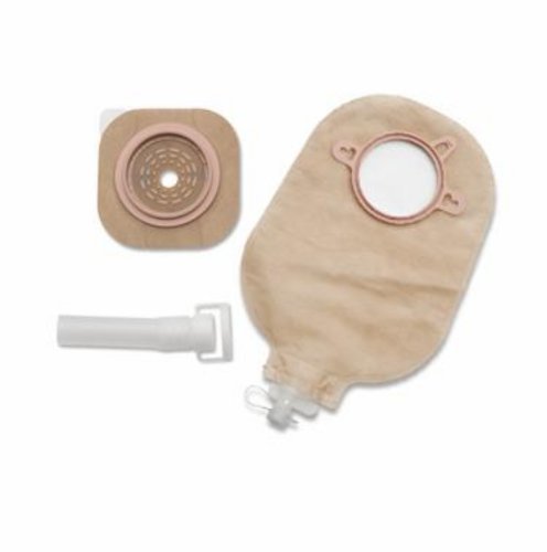 Hollister New Image Clear Urostomy Pouch, Cut to Fit Stomas up to 44 mm, Red Match (5/BX)