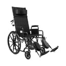 McKesson Brand McKesson Reclining Wheelchair, 18-Inch Seat Width 