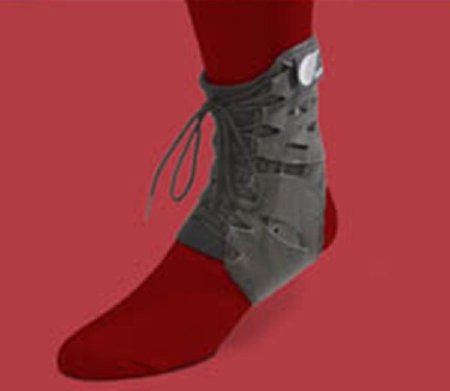 BRACE ANKLE W/STABILIZERBLK XS