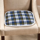 CareFor Deluxe Green Plaid Reusable Chair Pad, 18 x 18 Inch (Each)
