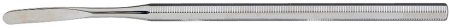 BR Surgical Elevator Curved Blade, semi-sharp, 5" 