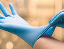 GLOVE EXAM NITRILE STRETCH LGPF TEAL BL 150/BX 10BX/CS